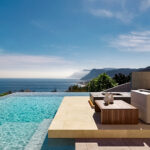 Ocean view from a beachfront property in Ghana.