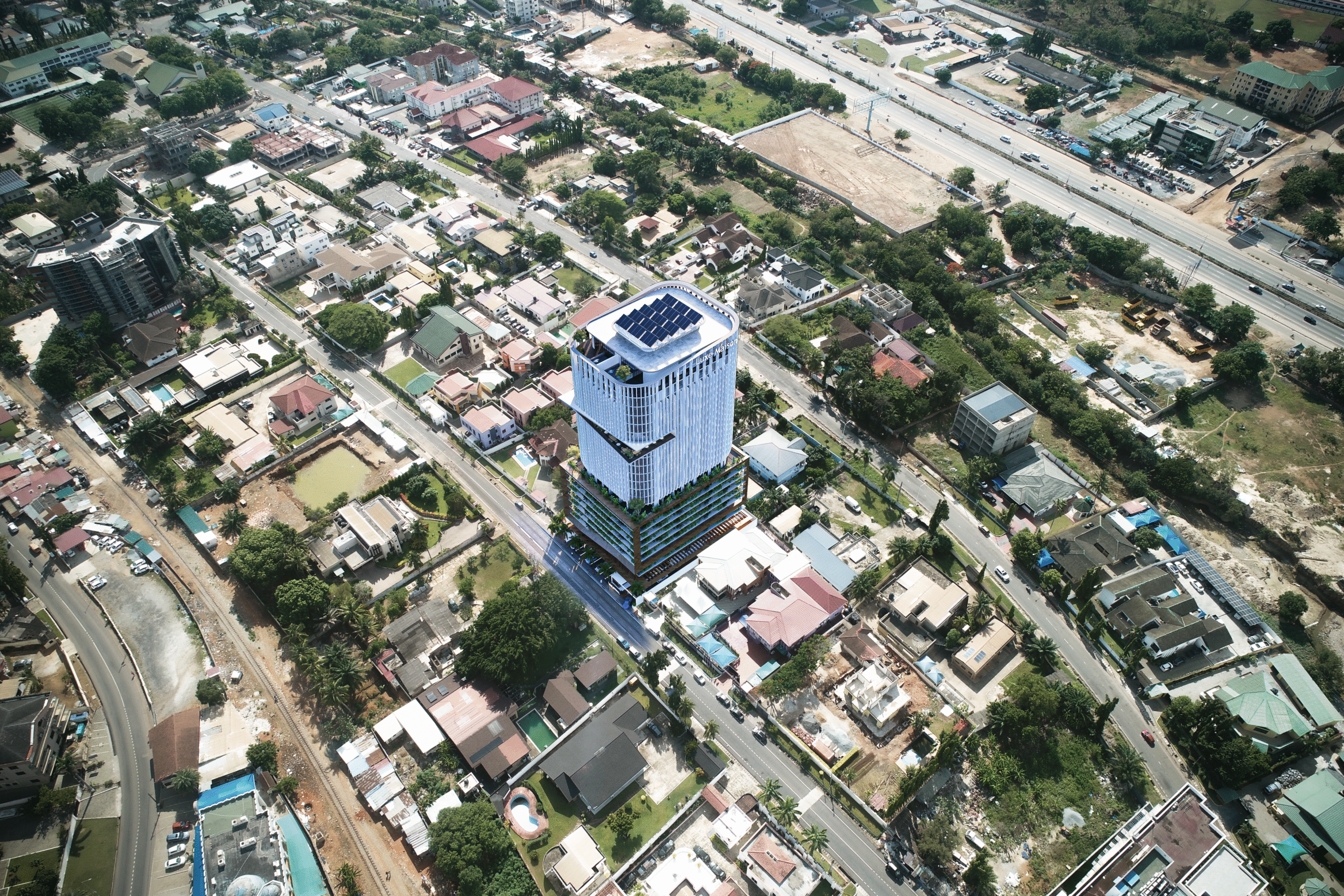 Luxe Maison Drone View